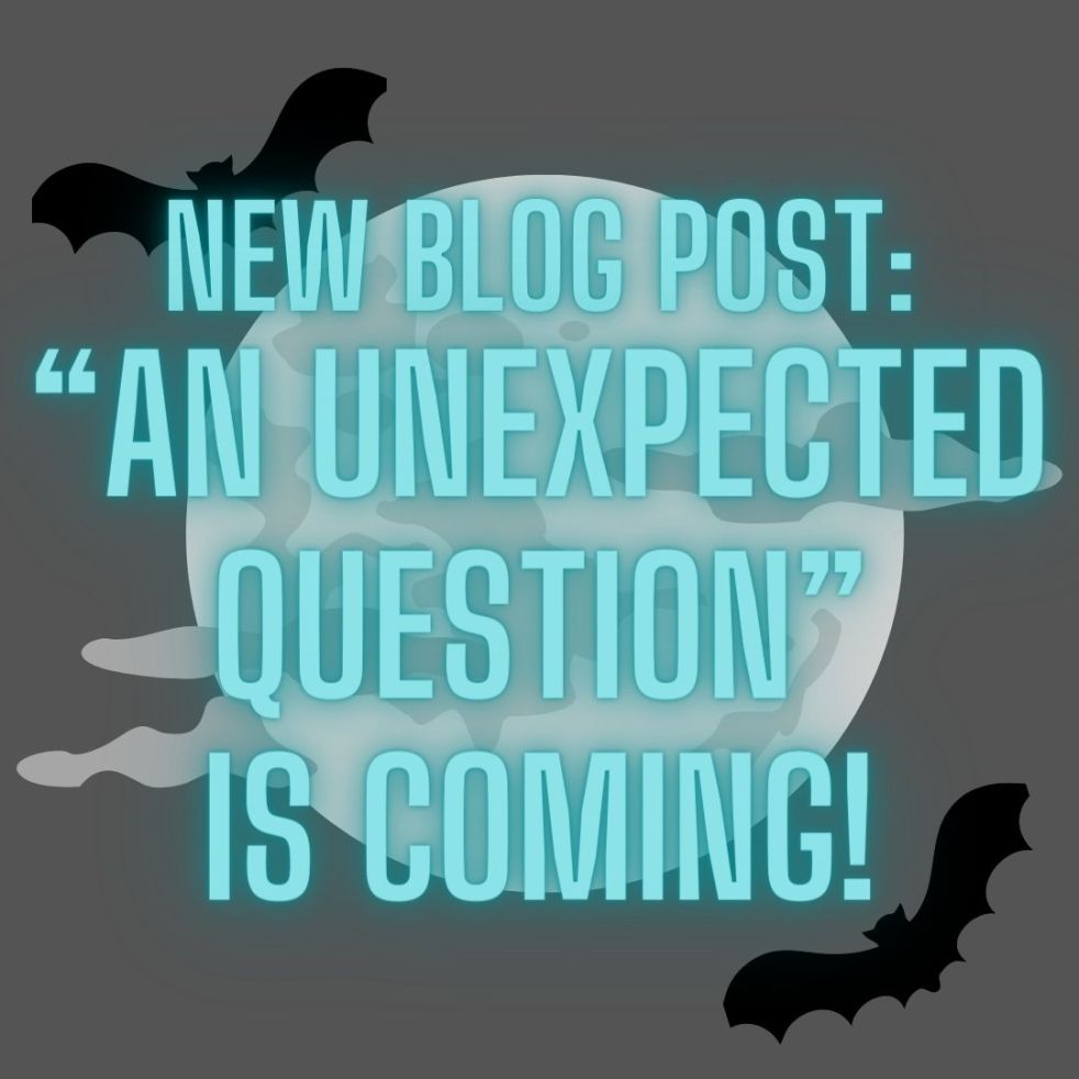 new blog post: an unexpected question is coming