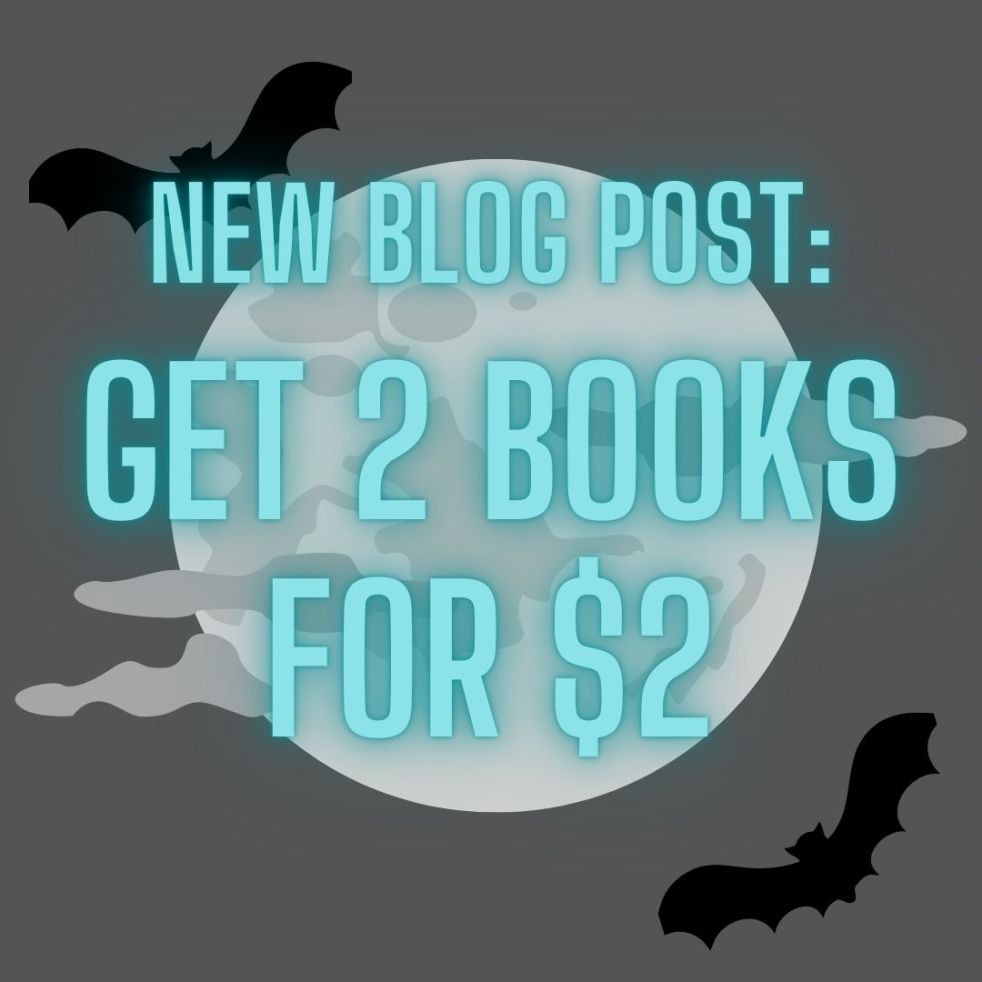 new blog post: Get 2 books for $2